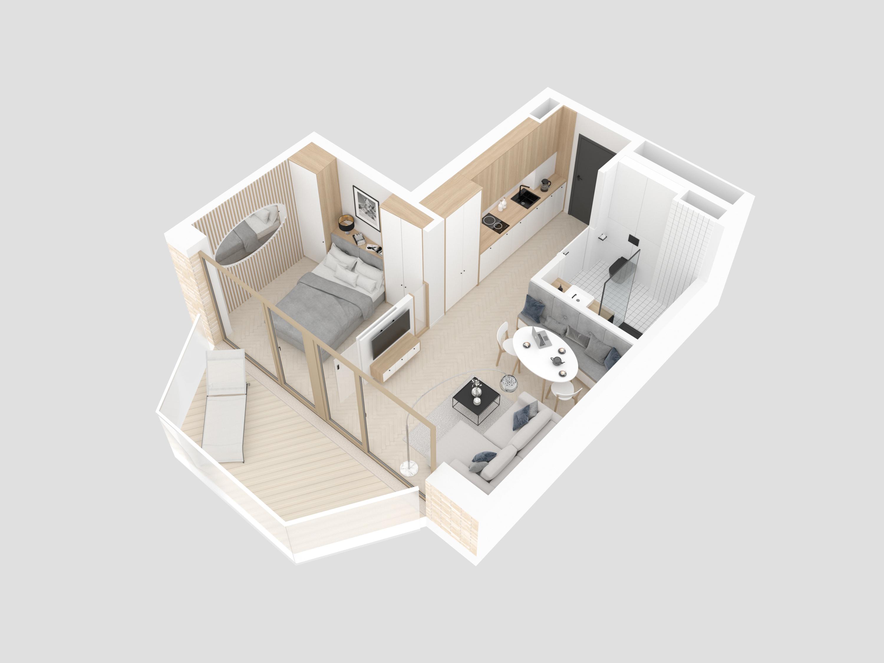 Apartament M24 - B1